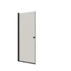 DANSANI brusedør, 200 cm, 97-99 cm, sort/klar