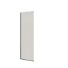 Dansani brusevæg, klart glas, 1978 x 770-790 x 6 mm, krom