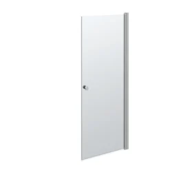 Dansani Match brusedør, 200 x 77-79 cm, klart glas