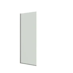 Dansani Match Fast væg, 200 cm, 87-89 cm, klart glas