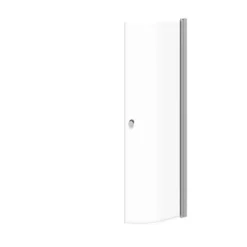 Dansani Match Halvrund Brusedør, 200 cm, 77-79 cm, Klart Glas
