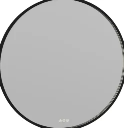 Dansani Moon rammespejl, indbygget lys, Ø90 cm - flere farver