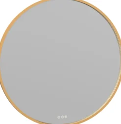 Dansani Moon rammespejl, indbygget lys, Ø90 cm - flere farver