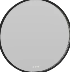 Dansani Moon rammespejl, indbygget lys, Ø75 cm - flere farver