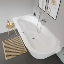 Darling New badekar, 1900 x 900 mm, med integreret panel