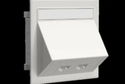 Dataudtag vinklet kit Cat6 UTP, hvid RAL9003/70 - Schneider Electric