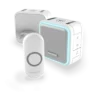 DC515NHGP2 Trådløs Dørklokke plug-in 230V, 1 Ringetryk 84dB hvid 150M