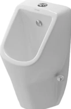 D-code urinal med dyse tilslutning fra oven