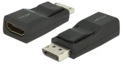 Delock Adapter Displayport 1.2 han > HDMI hun 4K Passiv sort