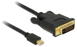 Delock Kabel mini DisplayPort 1.1 Stecker > DVI 24+1 Stecker 3 m