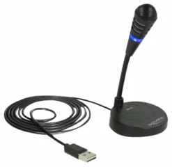 Delock Kondensator Mikrofon Omnidirektional til Smartphone / Tablet mi
