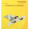 Delock PCI Express Card > 2 x Serial RS-232