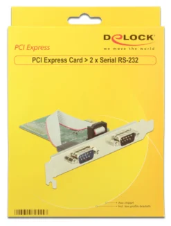 Delock PCI Express Card > 2 x Serial RS-232