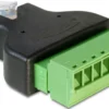 DeLOCK terminalblokadapter, RJ45 han, 8-pin