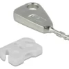 DeLOCK USB Port Blocker, 5 USB locks, 2 keys, hvid