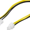 DELTACO Adapterkabel 4-pin til ATX12V(P4), 0,3m