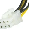 DELTACO Adapterkabel 2x4-pin til 6-pin PCI-Express, 25cm