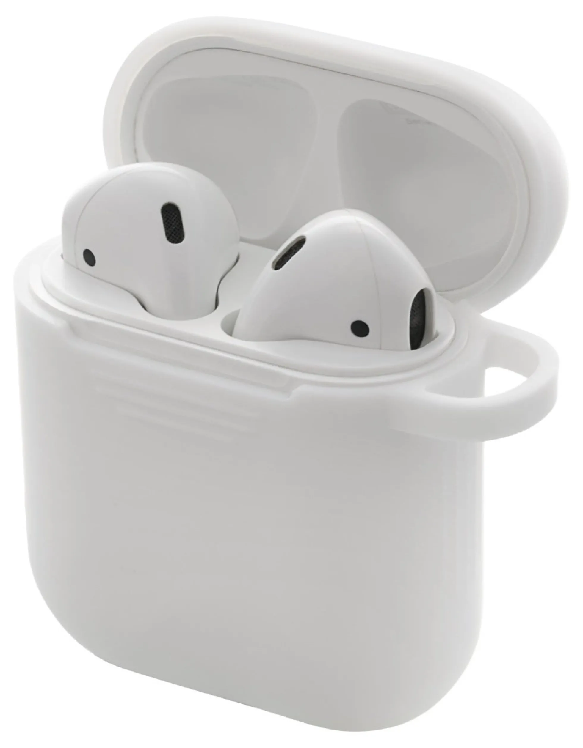 DELTACO AirPods silikone cover, hvid