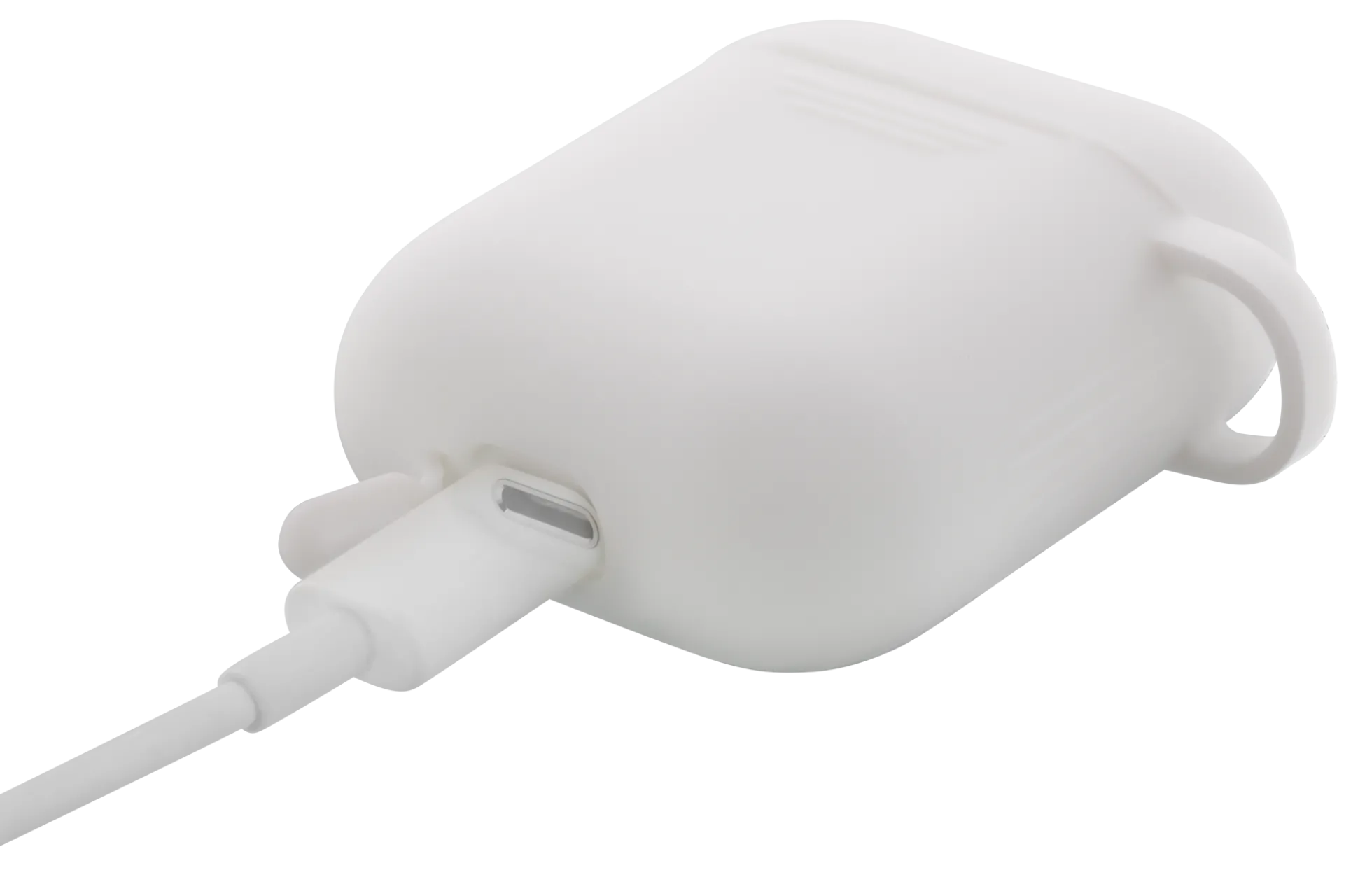 DELTACO AirPods silikone cover, hvid