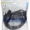 DELTACO Apparatkabel IEC C14 - 5x IEC C13, 2m, 10A/250V, Y-Splitter, sort