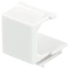 DELTACO blank cover for Keystone ports, 5-pack, hvid
