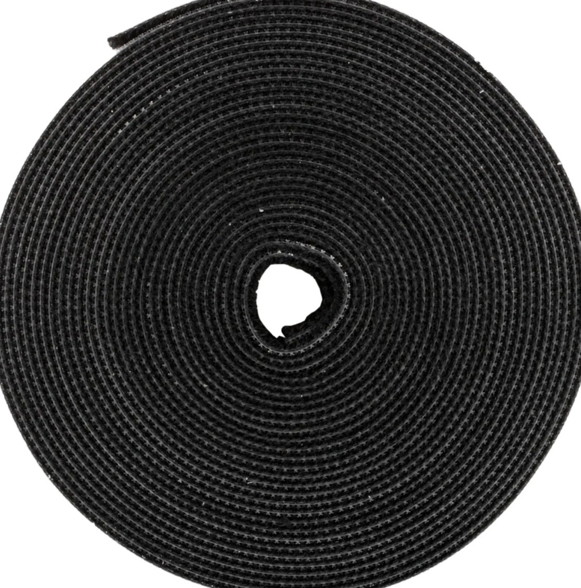 DELTACO burrebånd, 5m, 10mm, sort