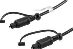 DELTACO Digital Fiberkabel Audio, Toslink-Toslink, 1m