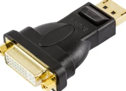DELTACO DisplayPort til DVI-D Single Link adapter, 20-pin han - 24+5-p