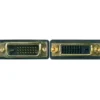 DELTACO DVI monitorkabel Dual Link, DVI-D han - DVI-D hun 2m
