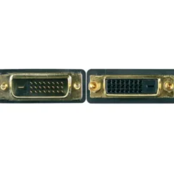 DELTACO DVI monitorkabel Dual Link, DVI-D han - DVI-D hun 2m