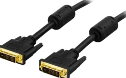 DELTACO DVI monitorkabel Dual Link, DVI-D han - han 3m