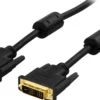 DELTACO DVI Single Link monitorkabel, DVI-D 18+1-pin han-han, guldpletteret