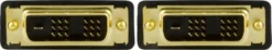 DELTACO, DVI Single Link monitorkabel, DVI-D han-han, 2m, sort