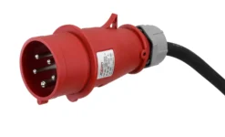 Deltaco E-Charge elbilslader til CEE-stik, 3-faset, type 2, 8-16A, 6 meter