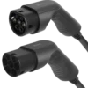 Deltaco E-Charge ladekabel til elbil, 5 meter, type 2, 1-faset, 32A, 7,6 kW, 10 meter