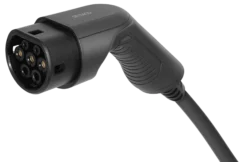 Deltaco E-Charge ladekabel til elbil, 5 meter, type 2, 1-faset, 32A, 7,6 kW, 10 meter