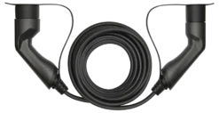 Deltaco E-Charge ladekabel til elbil, 5 meter, type 2, 1-faset, 32A, 7,6 kW, 10 meter