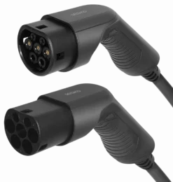 Deltaco E-Charge ladekabel type 2, 16A, 3-faset, 11 kW, 7 meter