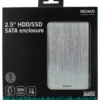 DELTACO eksternt kabinet til 1x2,5" SATA-harddisk, SATA 6Gb/s,