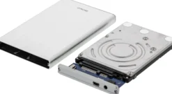 DELTACO eksternt kabinet til 1x2,5" SATA-harddisk, SATA 6Gb/s,