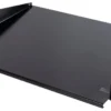 DELTACO, 19" fast hylde, 1U, 381mm dyb, maks. 8kg, sort