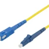 DELTACO Fiber cable, LC - SC, 9/125, OS1/2, singlemode, LSZH, 2m