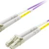 DELTACO fiberkabel, LC - LC, 50/125, OM4, duplex, multimode, 5m