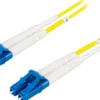 DELTACO fiberkabel, LC - LC, 9/125, OS2, duplex, singlemode, 20