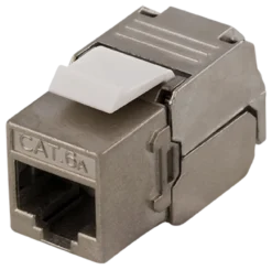 DELTACO FTP Cat6a Keystone Connector, "Tool-free"