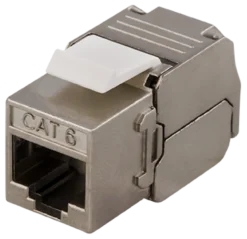 DELTACO FTP Cat6 Keystone connector, "Tool-free"