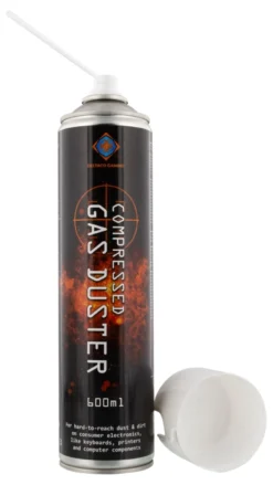 DELTACO GAMING Compressed air, 600ml, flexible nozzle, sort