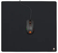 DELTACO GAMING Mousepad XL, 45x40cm, fabric coated, sort