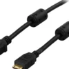 DELTACO HDMI kabel, HDMI High Speed med Ethernet, HDMI Type A han - H