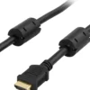 DELTACO HDMI kabel, HDMI High Speed med Ethernet, vinklet HDMI Type A
